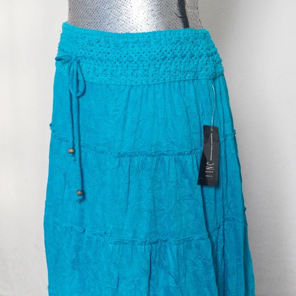 NWT INC turquoise skirt - Large - Picture 3 of 5